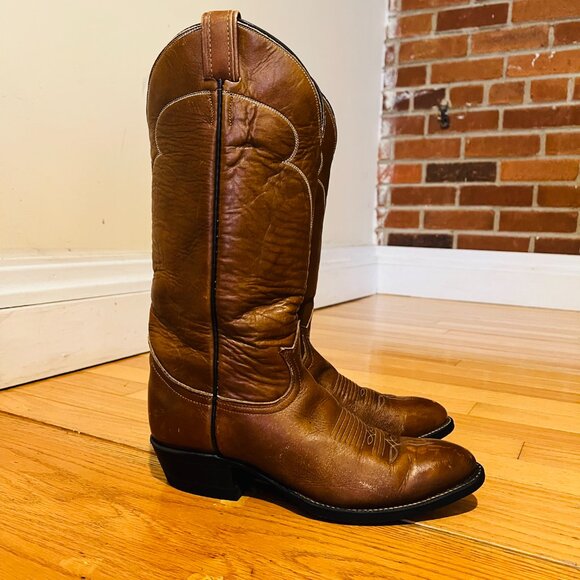 Vintage Women's Tony Lama Leather Western Cowboy Boots Size 6.5 B - Picture 14 of 16